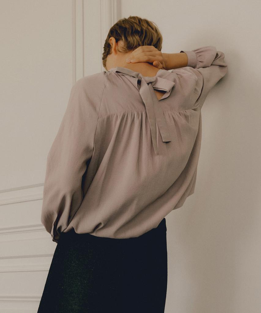 OCTETTE Dalcome Volume Blouse_2Color