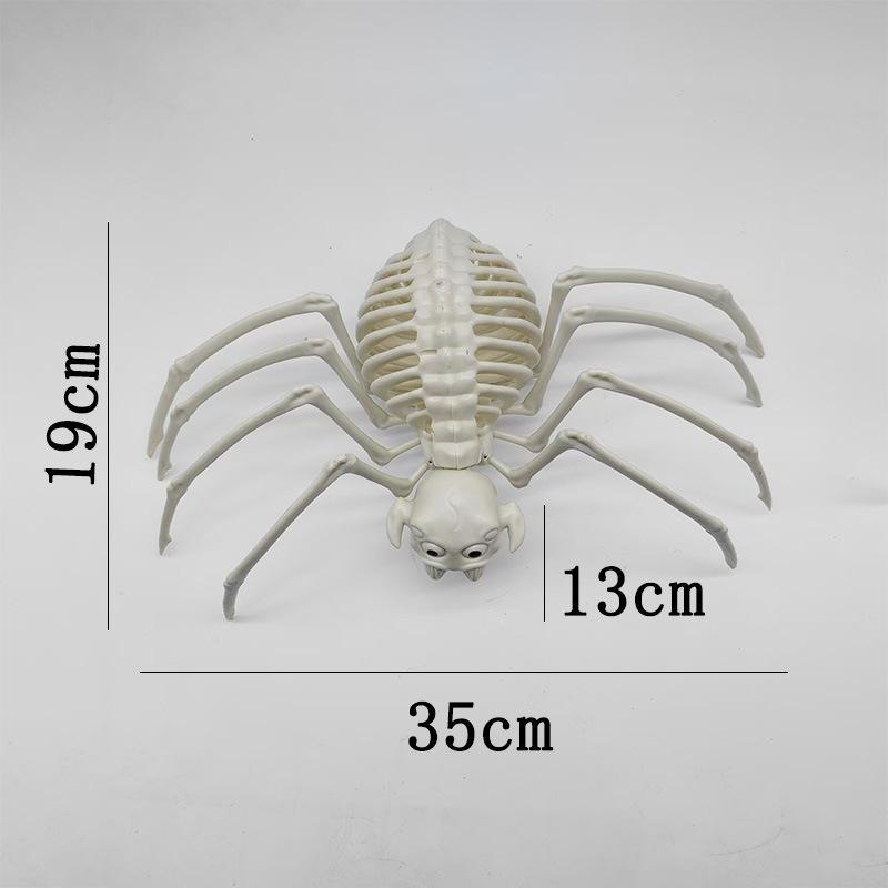 Halloween Scene Decorations Animal Skull Skeleton Ornament Simulation Plastic Crow Mouse Scorpion Decorative Props