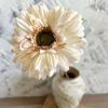 Artificial Gerbera Flower Real Touch Fake Silk Flower with Long Stem for Holiday Floral Arrangements Bridal Bouquet Home Wedding Party Decor
