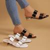 Chanclas de Nuevo Estilo para Tallas Grandes, Zapatos de Tacón Alto con Suela Gruesa para Mujer