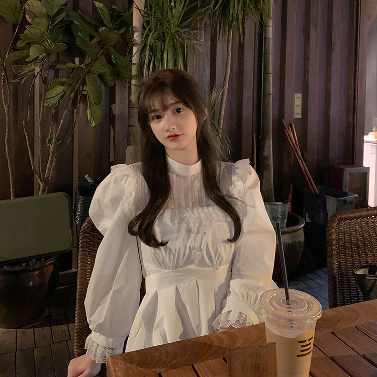 Autumn Gothic Black Lace Dress Women Casual Elegant Party Midi Ruffle Long Sleeve Dress Emo Y2k Goth Clothes