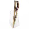 2pcs Wavy Stainless Steel Straight Straw Set Fruit Juice Milkshake Cocktail Bubble Tea Drinking Straw Kitchen Bar Accessories