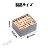 TVETE Wooden Stamp Planner Set and Simple for Everyday and More (42 Stamps) - Small, Compact, Planning, DIY, (Gray)