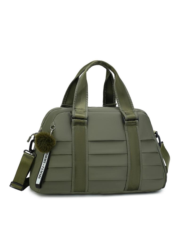 Damen Crossbody-Tasche mit großer Kapazität, einfarbig, für Reisen und Sportfitness