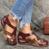 Fashion Women's Sandals Wedges Heels Sandals for 2025 Summer Shoes Woman Mix Color Heeled Sandalias Mujer Low Platform Footwear Female