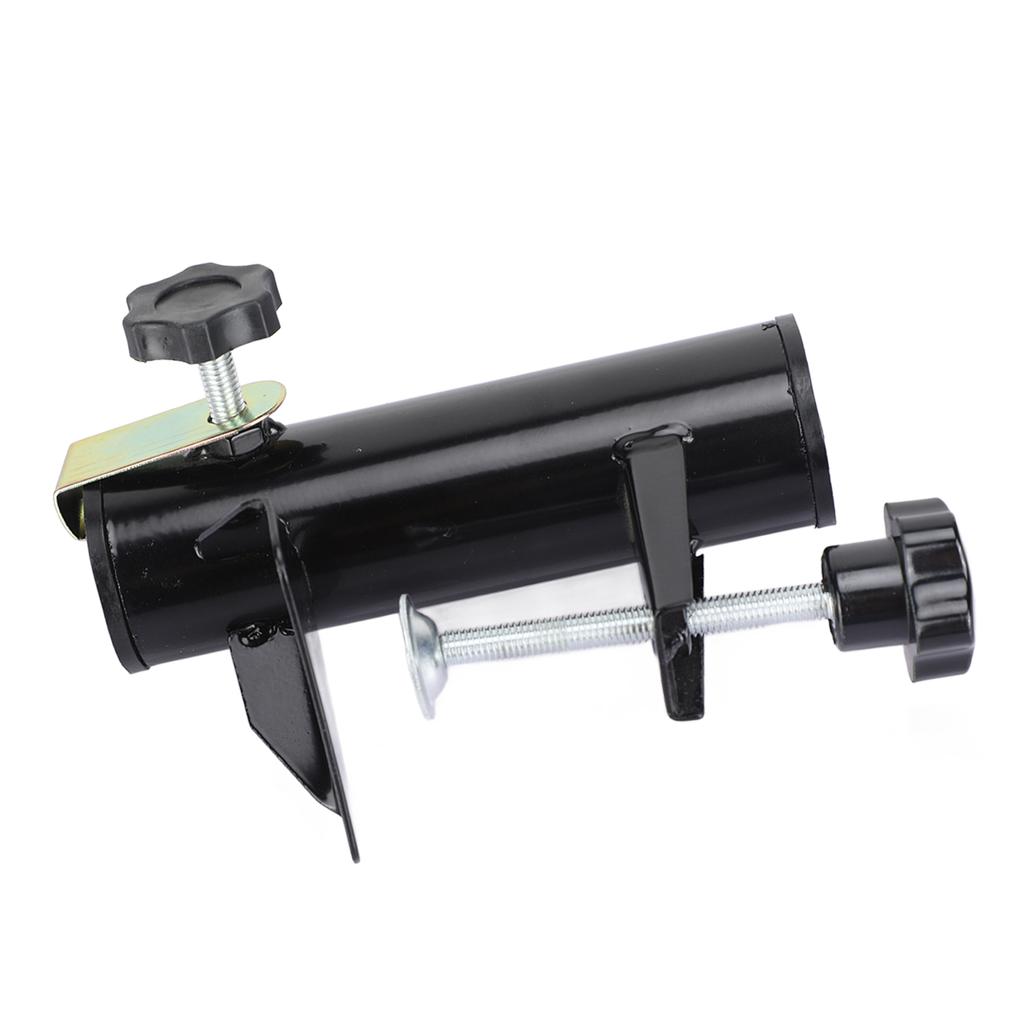 Umbrella Clamp Steel Outdoor Stable Umbrella Clip for Garden Yard Fishing Rod Black