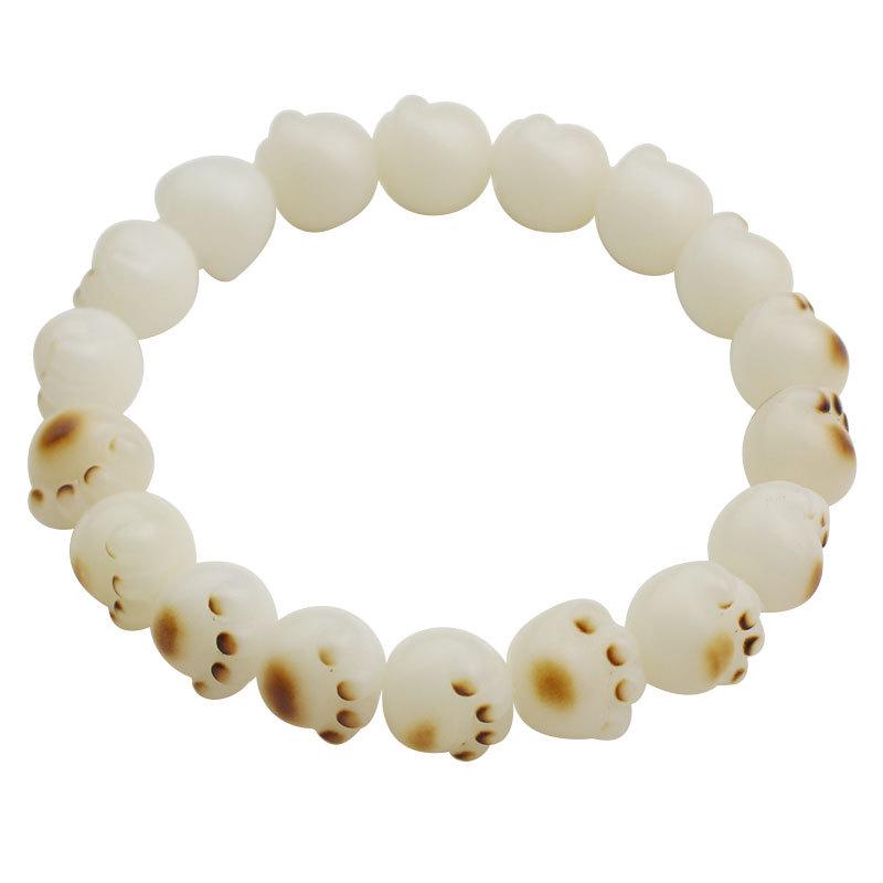 Bodhi Cat Claw Carved Bracelet - Women's Soft Wrap, Xiaohongshu Style, Charcoal-Roasted Bodhi.