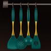 Silicone Kitchen Utensil Non-Stick Heat-Resistant Spatula Ladle for Cooking Baking Food-Grade Dishwasher Safe Cooking Tool with Hanging Hole