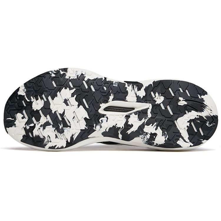 Anta 2.0 Shock Absorbing Wear Resistant Non Slip Low Top Running Shoes Men Running Shoes Black White 112215586-3