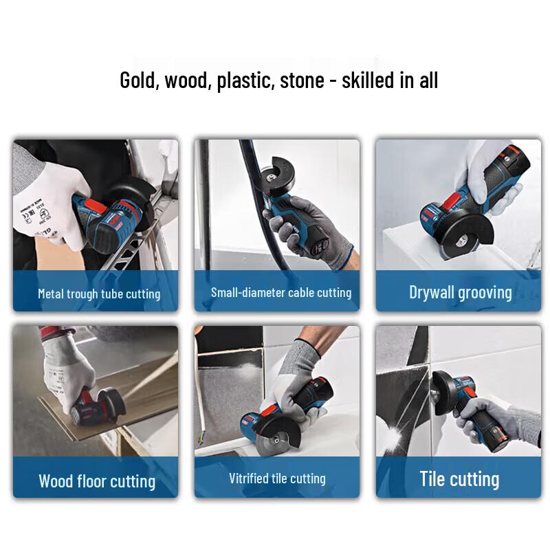 Bosch GWS12V-76 Cordless Angle Grinder CN plug (adapter included)