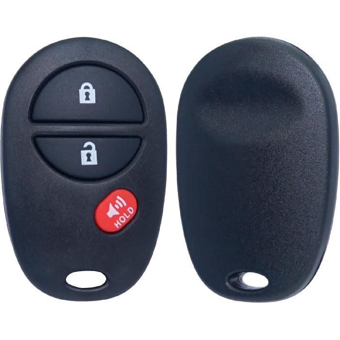 MechanMagic Key Fob Remote Replacement Fits for Toyota Tundra Tacoma Sienna Sequoia Highlander 2007 2008 2009 2010 2011 2012 2013 GQ43VT20T Keyless