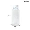 Portable 250/350/500ml Juice Bottles Plastic Square Milk Tea Bottle Clear Long-Lasting Refilling Water Bottle Easy Cleaning
