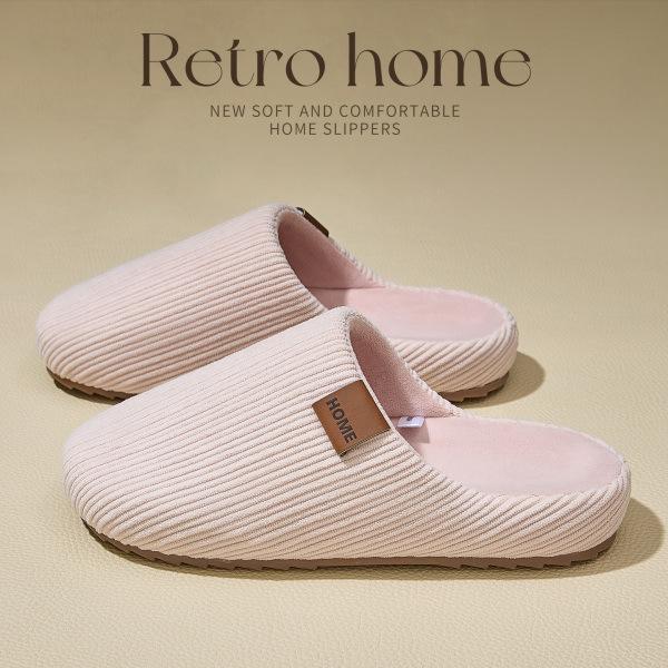 

Премиальные кожаные водонепроницаемые хлопковые тапочки осень и зима домашние толстая подошва нескользящие для улицы теплые и воздухонепроницаемые хлопковые швабры 40-41 [Suitable for sizes 39-40]