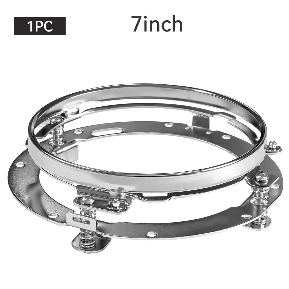 7 inch LED Round Headlight Ring Mounting Bracket For Harley For Wrangler JK Suzuki Samurai Car Motorcycle Accessories