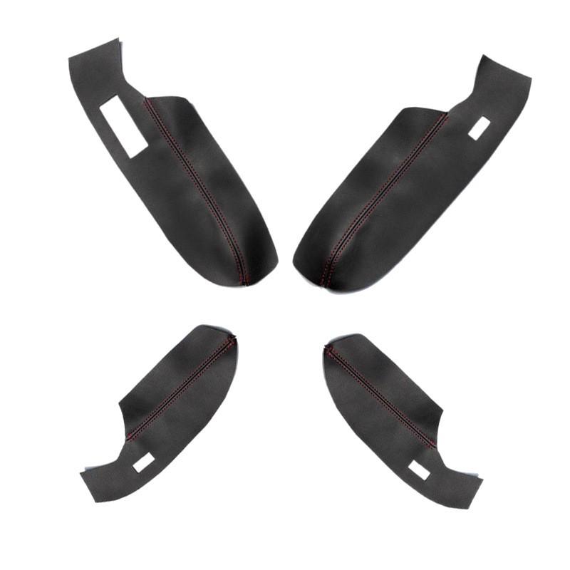 Leather Door Armrest Wrap for 2011-2018 VW Polo and Polo Cross