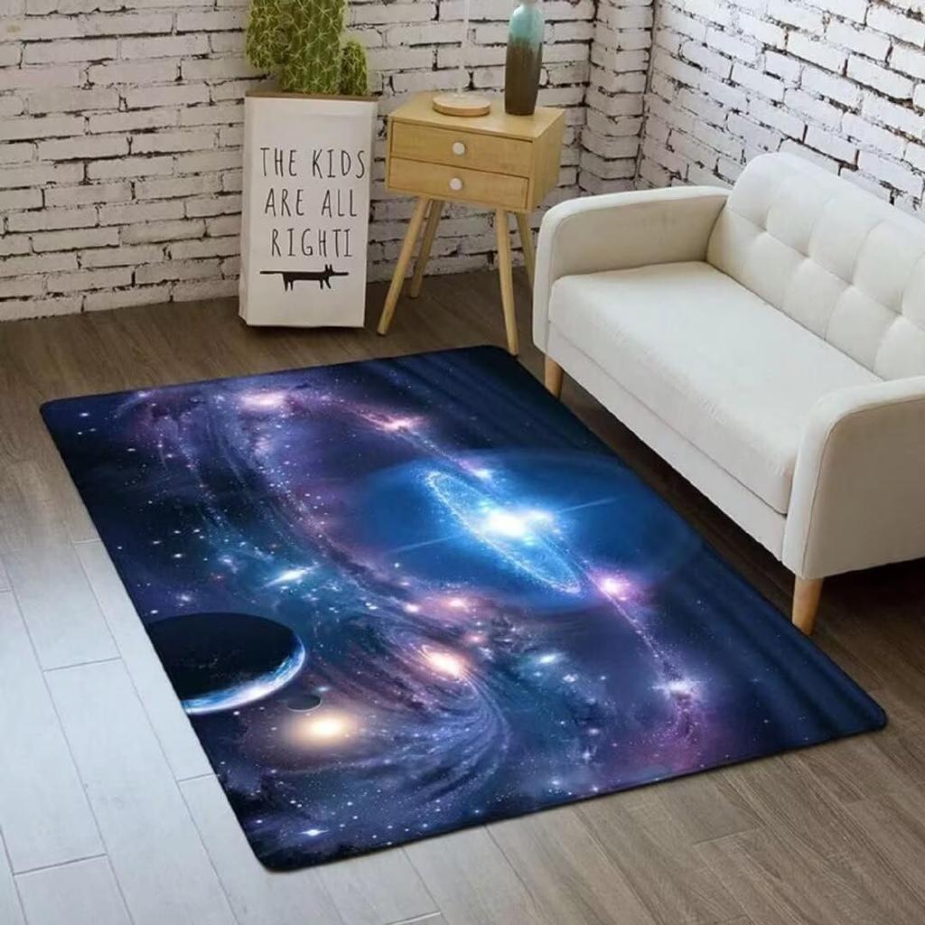 Nordic Abstract Colorful Cloud Carpet Oil Painting Style Sky Soft Children' Room Area Rugs Home Living Room Floor Mat Doormat