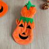 Winter Dog Coat, Warm Thick Vest for Small Medium Dogs, Leash Compatible Snowsuit, Cute Pumpkin Costume for Puppy