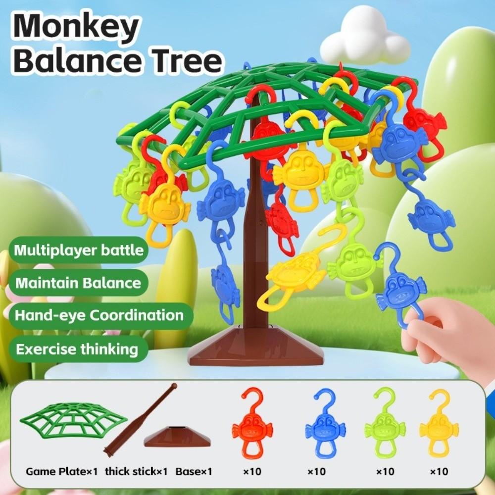 Hanging Monkey Kids Balance Toy Desktop Game Balance Game Toy Monkey Climbing Tree Toy  Kids