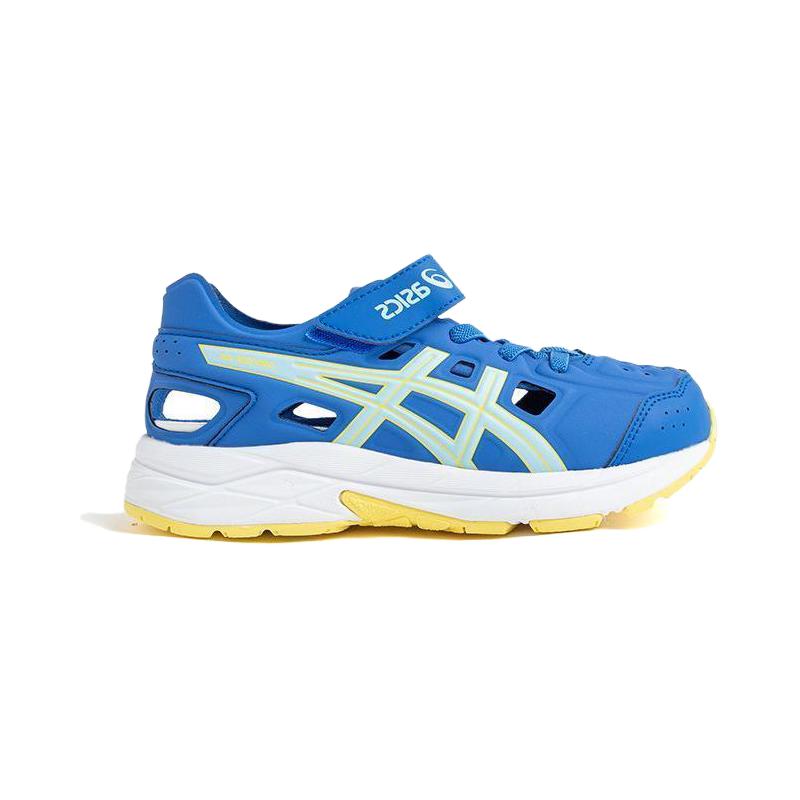 Asics Running Kids Contend Series Comfortable Versatile Shock Absorbing Durable Sandals Kids Sandals Blue 1014A305-400