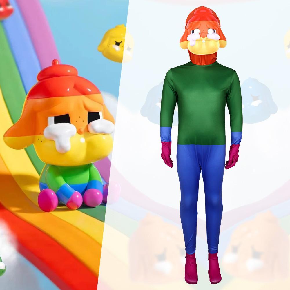 Costume Cosplay Crybaby Rainbow Kids Stage Show Jumpsuits Halloween Gift Party