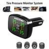 Car Accessories Car TPMS USB Digital Tpms Tire Pressure Alarm System Wireless Universal TPMS Sensors with 4 External Sensors Auto Security Alarm
