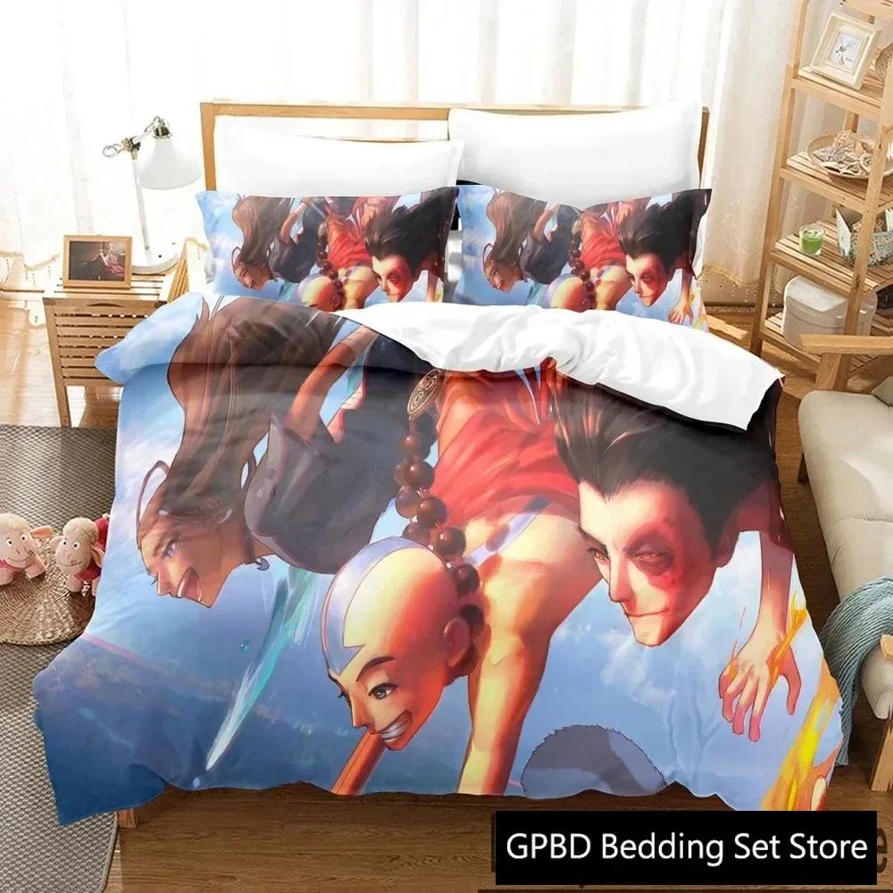 

3D Print Zuko Cartoon Avatar Bedding Set Double Twin King Duvet Cover Comforter Pillowcase Boys Girls Adults Bedroom 70x133cm
