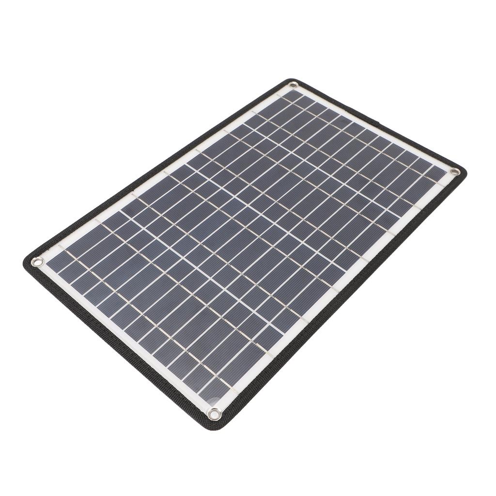 12W 5V Tragbares Solarpanel Effizientes Dual-USB-Solarpanel-Ladegerät für Mobiltelefon Notlicht Solarpumpe