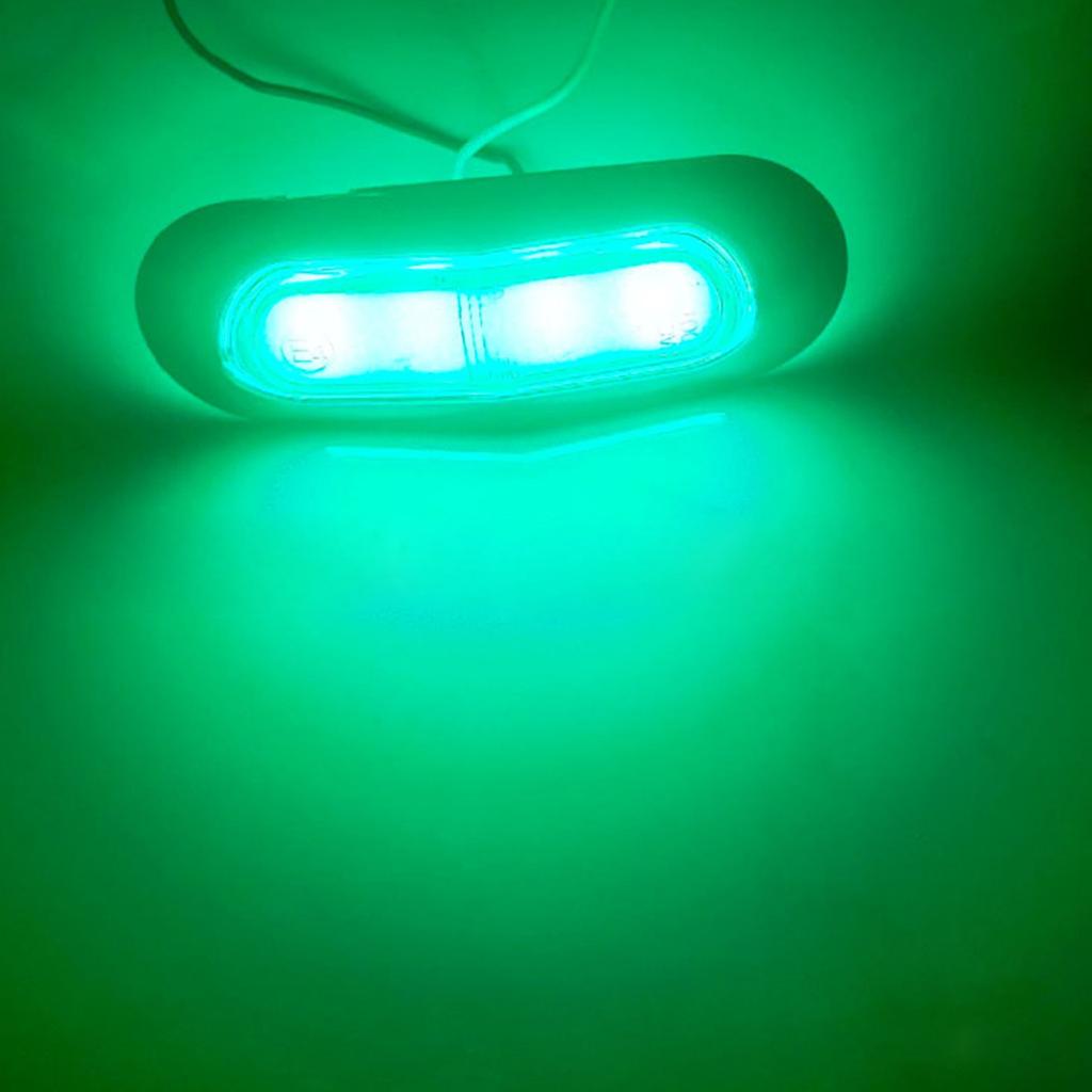 1 Pair LED Front Rear Side Marker Light Indicator for Boats Truck Trailer Led Marker Clearance Lights Waterproof Lamp