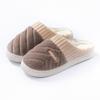 Women's and Men's Furry Plush Non-Slip Indoor Slippers - Thick-Soled, Warm for Autumn and Winter 2025