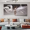 Elegant Dancing Ballerina Canvas Painting Modern Dance Girl Posters and Prints Wall Art Pictures for Living Room Home Decoration