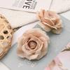 30pcs/Lot 9cm-10CM Large White Rose Artificial Silk Flower Heads DIY Wedding Decoration Wreath Scrapbooking Craft Fake Flowers