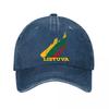 Lietuva Embroidered Vintage Washed Baseball Cap Washed Baseball Cap