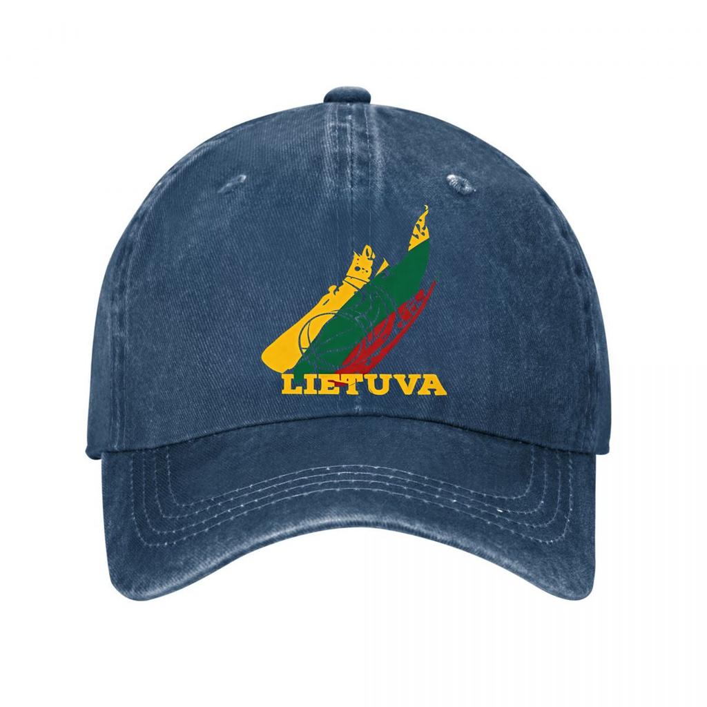 Lietuva Embroidered Vintage Washed Baseball Cap Washed Baseball Cap
