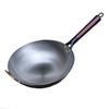 Round Bottom Iron Pot Anti-scalding Frying Pan Chinese Traditional Iron Wok  Household Use