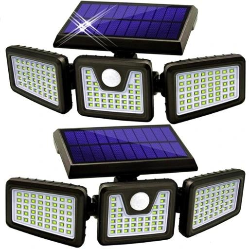 Lampa Z Panelem Solarna Uliczna Halogen Led Smd