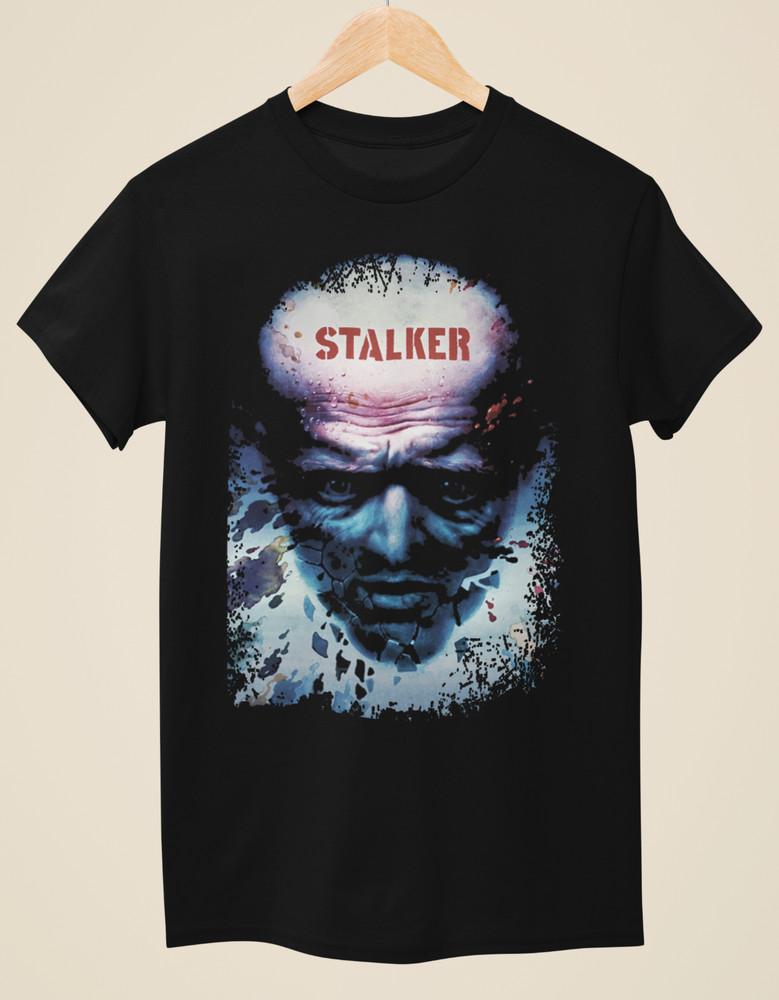 Сталкер - Постер к фильму Вдохновленный Унисекс Черная Футболка Унисекс Футболка XXXXL