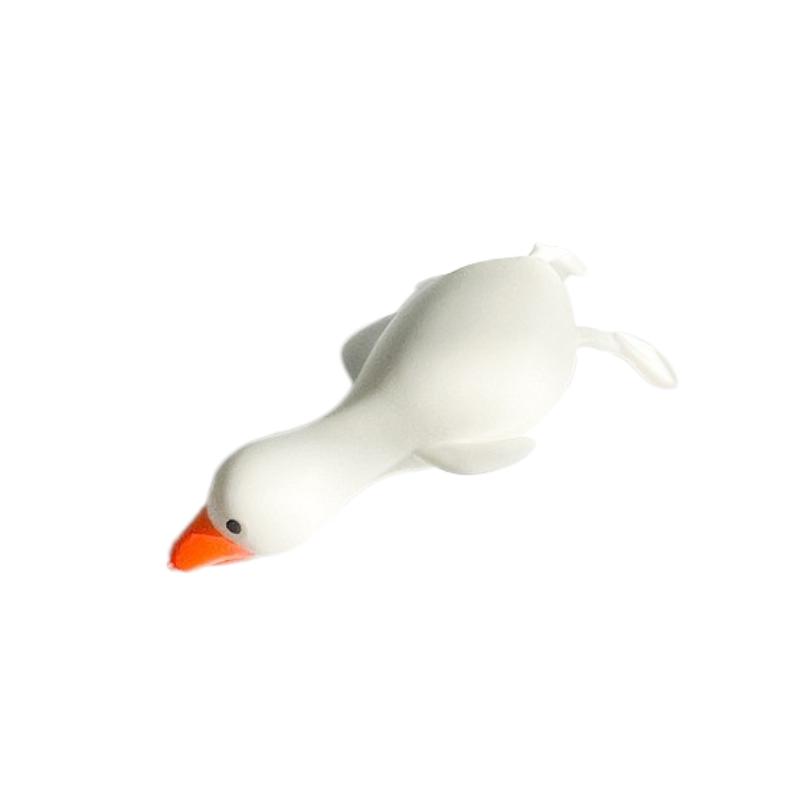 

Rebound Decompression Squishy Simulation Dark Pinch Music Vent Toy Duck Goose білий