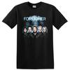 Foreigner Rock Music T Shirt Neon Portrait Graphic Classic Rock Fan Tee Gift