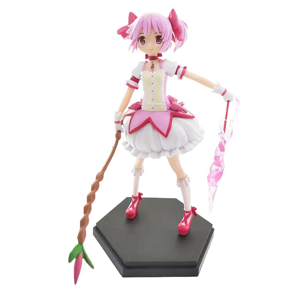 18cm SEGA Puella Magi Madoka Magica Aniem Figure Kaname Madoka Magic Girl PVC Anime Action Figures Anime Cartoon Model Toy Gifts