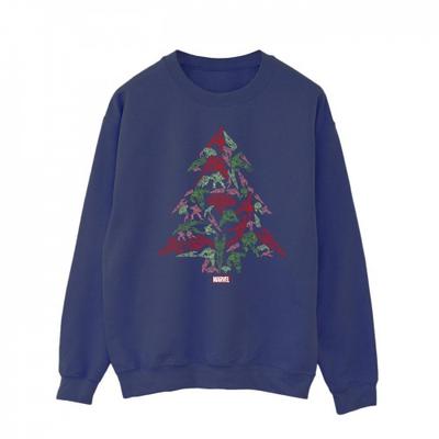 Mens Avengers Christmas Tree Sweatshirt