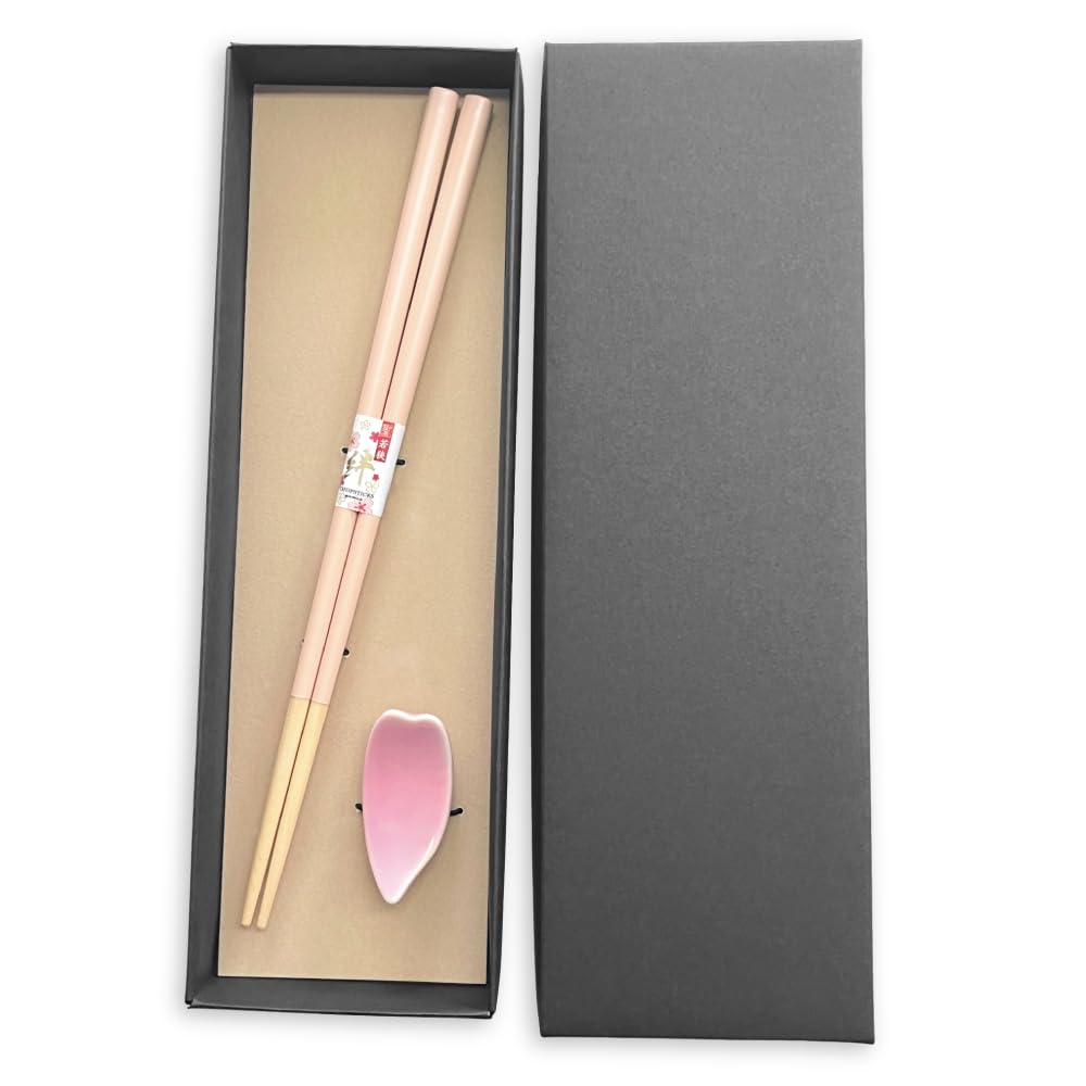 

in our own factory in Fukui Dishwasher safe chopsticks want to use every with cherry blossom petal chopstick boxed Wakasa Made in Easy to 1 Small