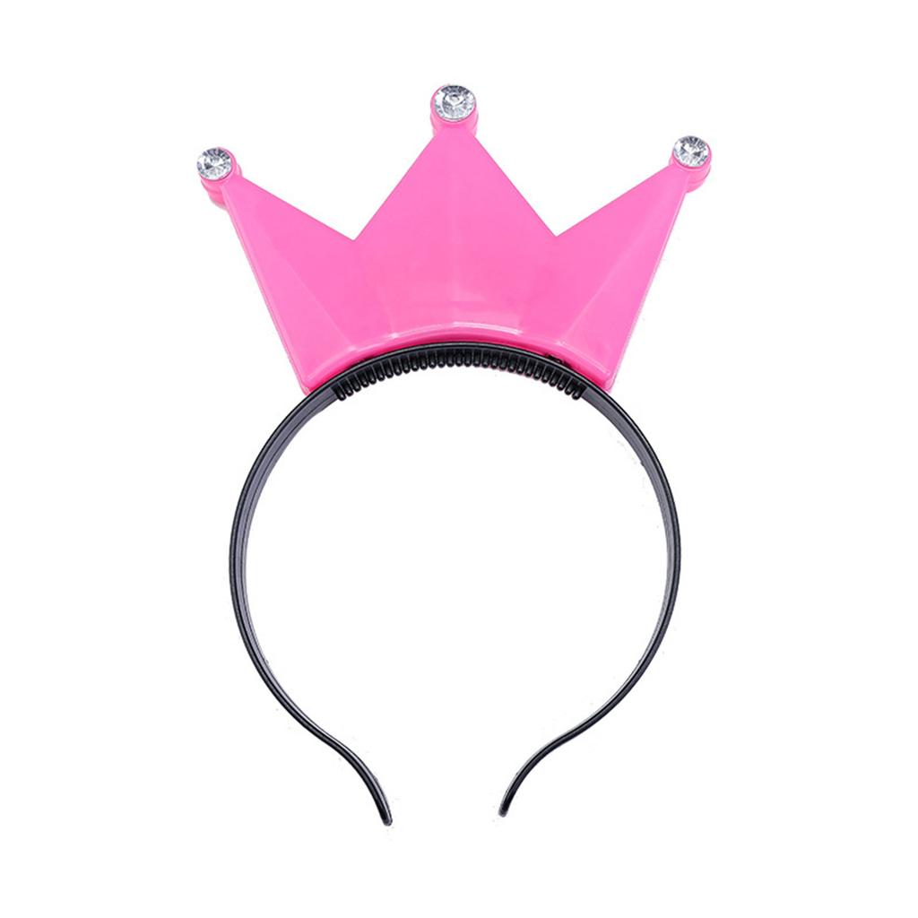 Glowing Crown Headband New Year Eve Party Headbands Flashing Headhoop Christmas Party Headdress New Year Hair Decoration