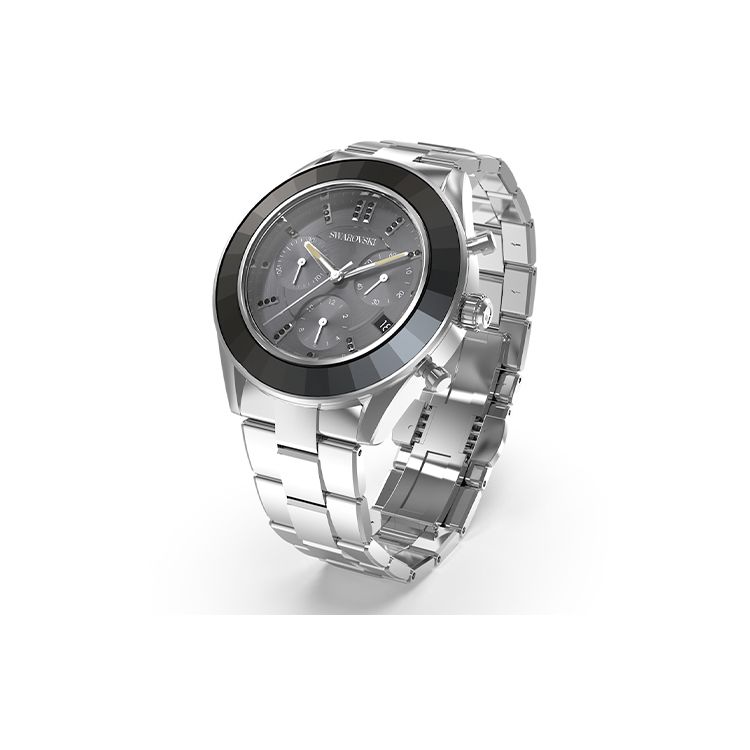 Swarovski Octea Lux Sport Serisi Saat Kuvars Mekanizma Metal Kayış Siyah Kadran 50 Metre Suya Dayanıklı Unisex saatler 5610520