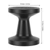 Dual Sided Coffee Tamper Black PP Coffee Powder Press Hammer with Flat Thread Base for Coffee Machine 51MM