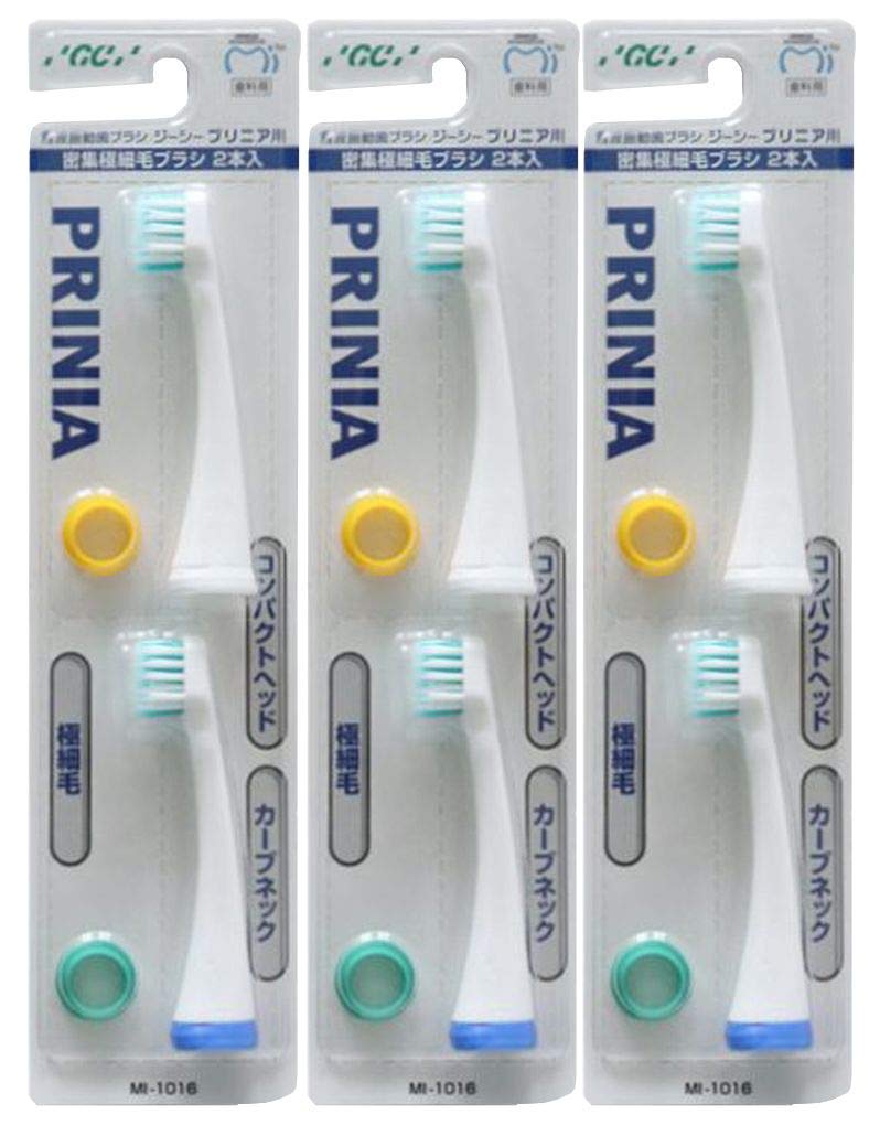 

GC Prinia Щетка с плотной щетиной 1 упаковка x 3 упаковки Ультратонкая (МИ-1016) (2 кисти) белый