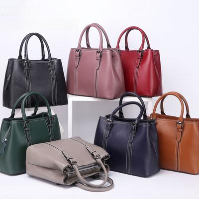 Cowhide Women's Bags, Handbags, One-shoulder Crossbody Women's Large Handbags, Large-capacity Multi-functional Commuter Shopping Bags