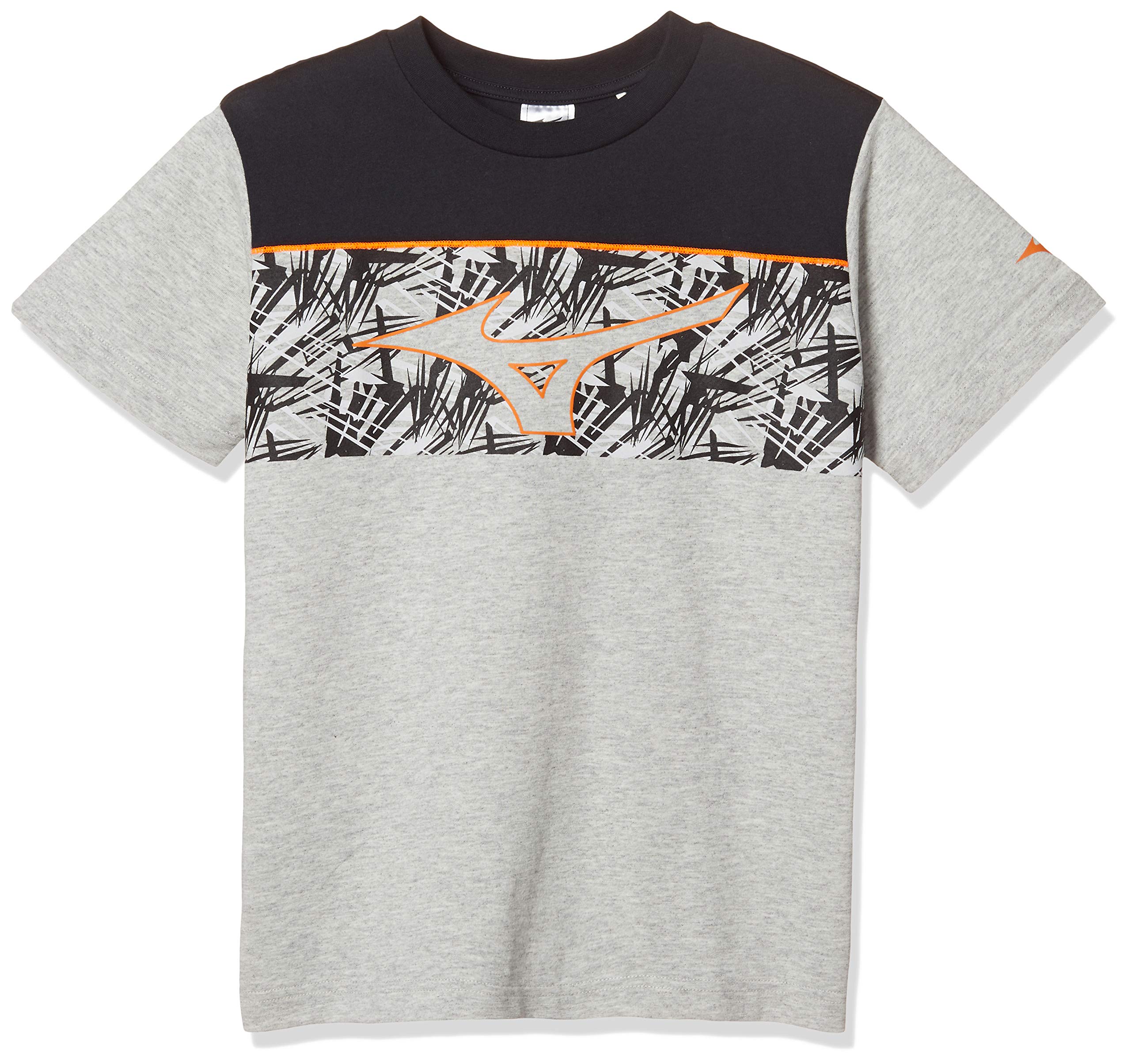 

Mizuno Gray Heather x Size 140 to Japanese size Boys Shirt, 32JA8430, Black, (equivalent 140)