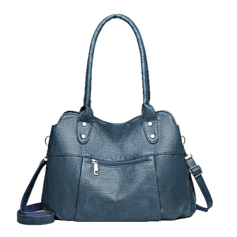 Retro Tote Bag Women's New Fashionable Large-capacity Commuter Handbag Single Shoulder Messenger Women's Bag