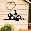 Metal Garden Stakes, 1pc Black Branch Decorations for Outdoor Party Patio Christmas