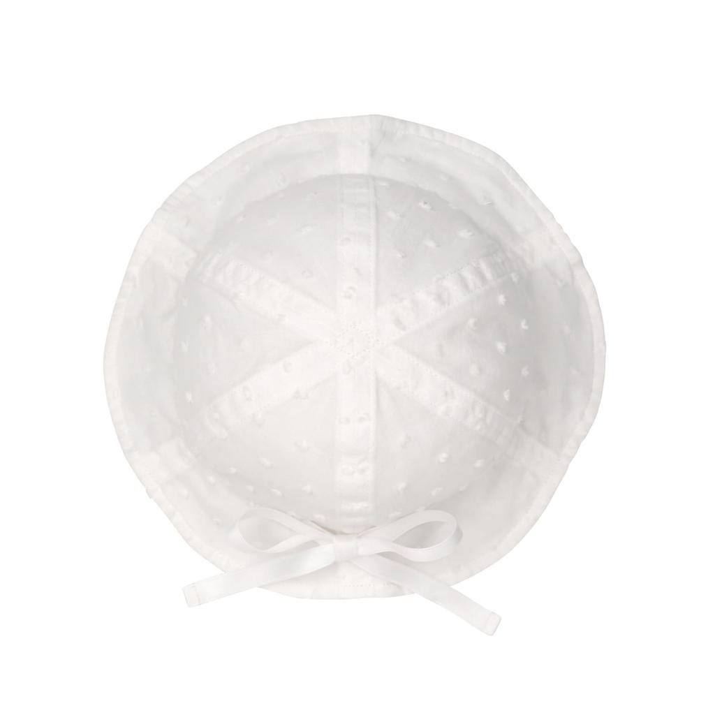 [MIKIHOUSE HOT BISCUITS] Tulip Hat, Hat for Boys and Girls, Baby, Children's Clothing, White, SS (44-48cm) 72-9108-687